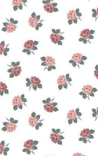 popeline coton motifs petites roses largeur 150cm
