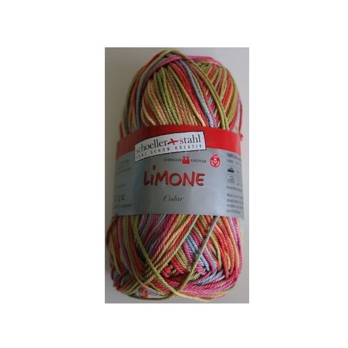 coton mercerisé à tricoter Limone color coloris 204
