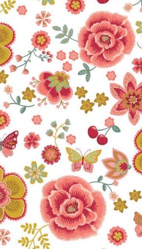 popeline coton motifs fleurs largeur 150cm