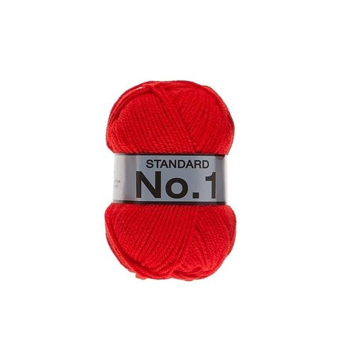 fil à tricoter Lammy Yarns Numéro 1 coloris 043 rouge