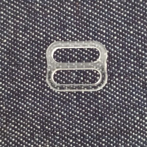 barrette transparente 10mm pour maillot de bain
